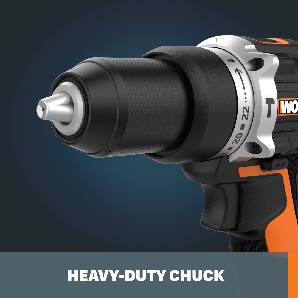 Worx 20V WX352L Power Share 1/2" Cordless Hammer Drill