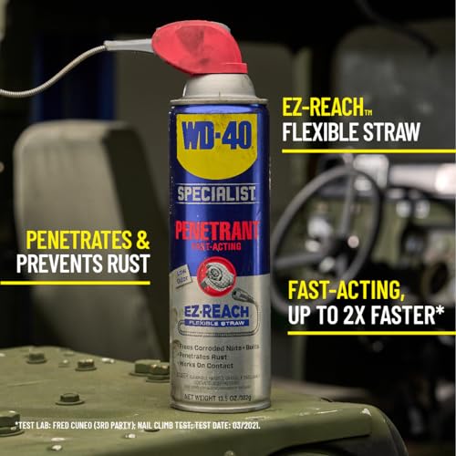 WD-40 Penetrant Specialist with Flexible Straw, 13.5 oz.