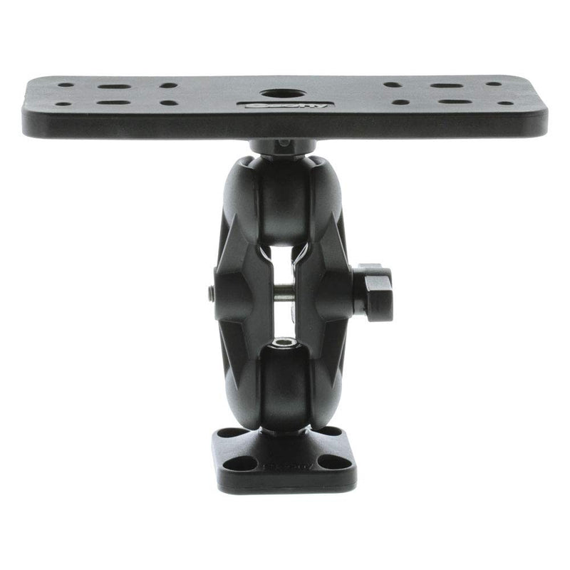 Ball-Mount Scotty 0163 Fish Finder and Universal Mounting Plate , Black , Large