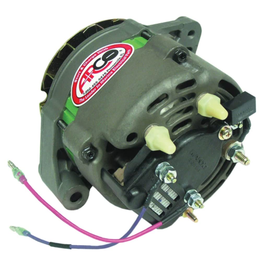 Alternator Arco 60060 for Late Model Mercruiser - 12 Volt, 65 Amp, Internal Regulator