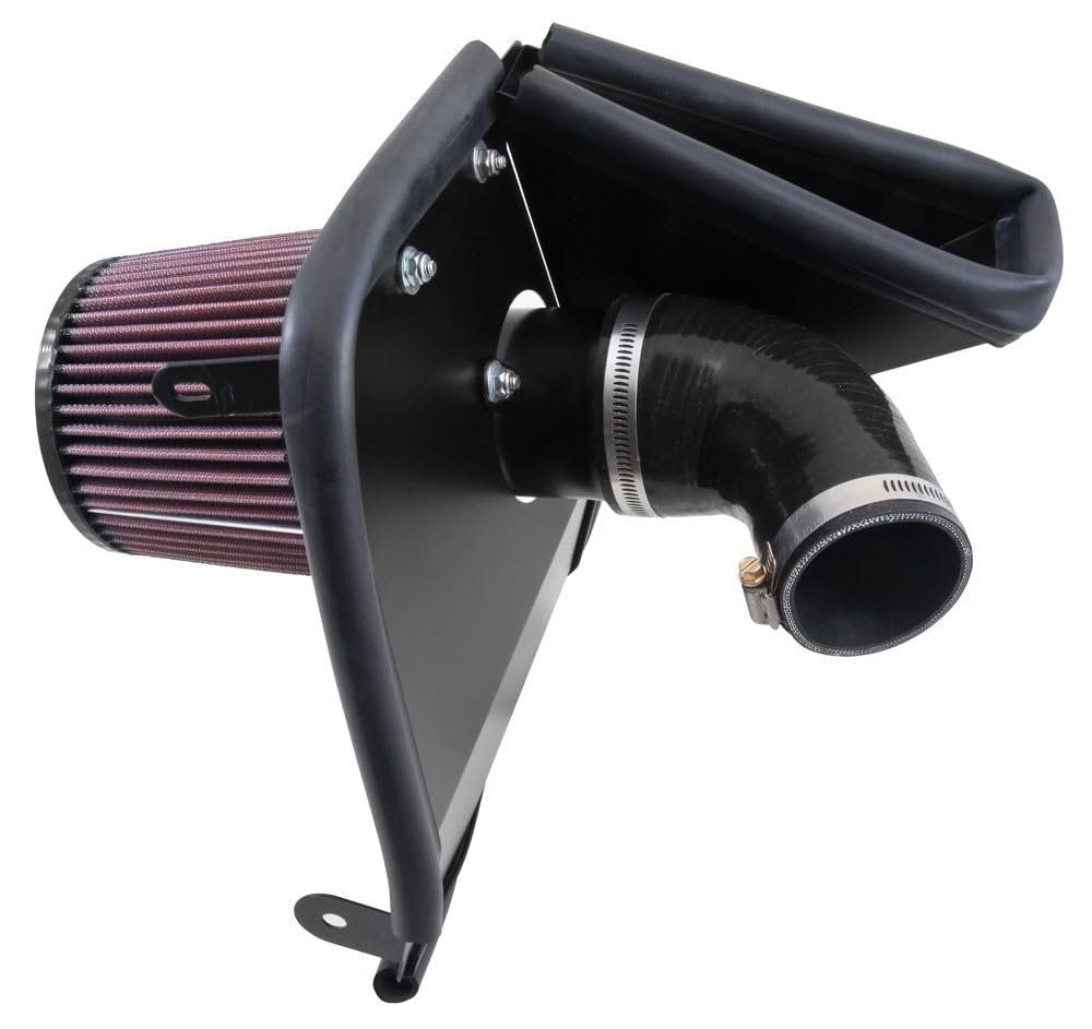 Cold Air Intake System K&N: High-Flow Air Filter, Increase Performance & Acceleration: Compatible with 2014-2015 Audi: A4, A5, 69-9508T