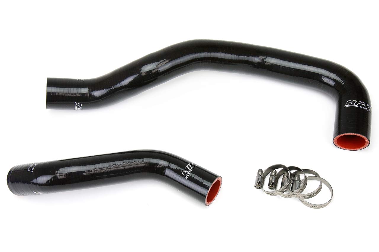 Black HPS 57-1271-BLK Silicone Radiator Coolant Hose Kit