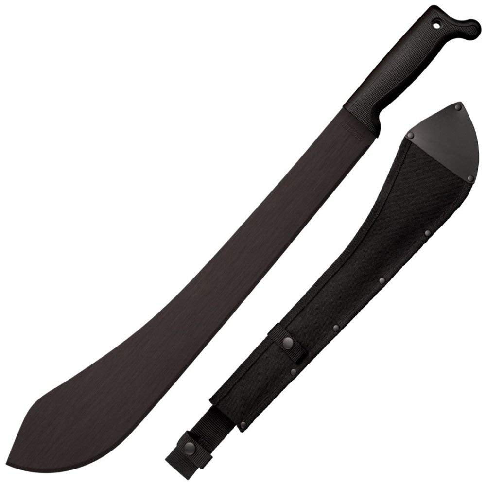 Cold Steel 18 Inch Bolo Machete Black With Sheath 97LBMS