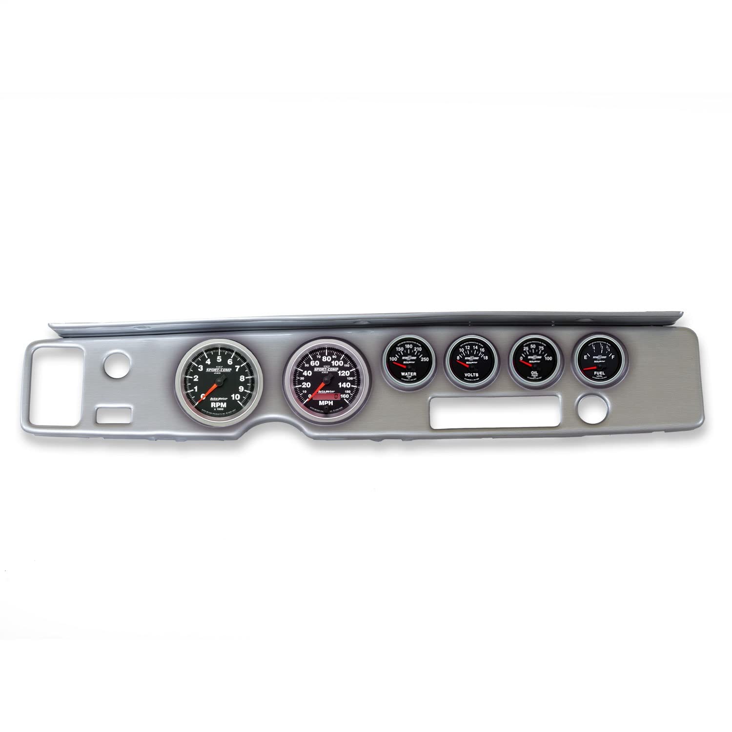 AutoMeter Dash Kit Direct Fit, Firebird 70-81, Tach/Mph/Fuel/Oilp/Wtmp/Volt, Sport-Comp Ii (2138-12)