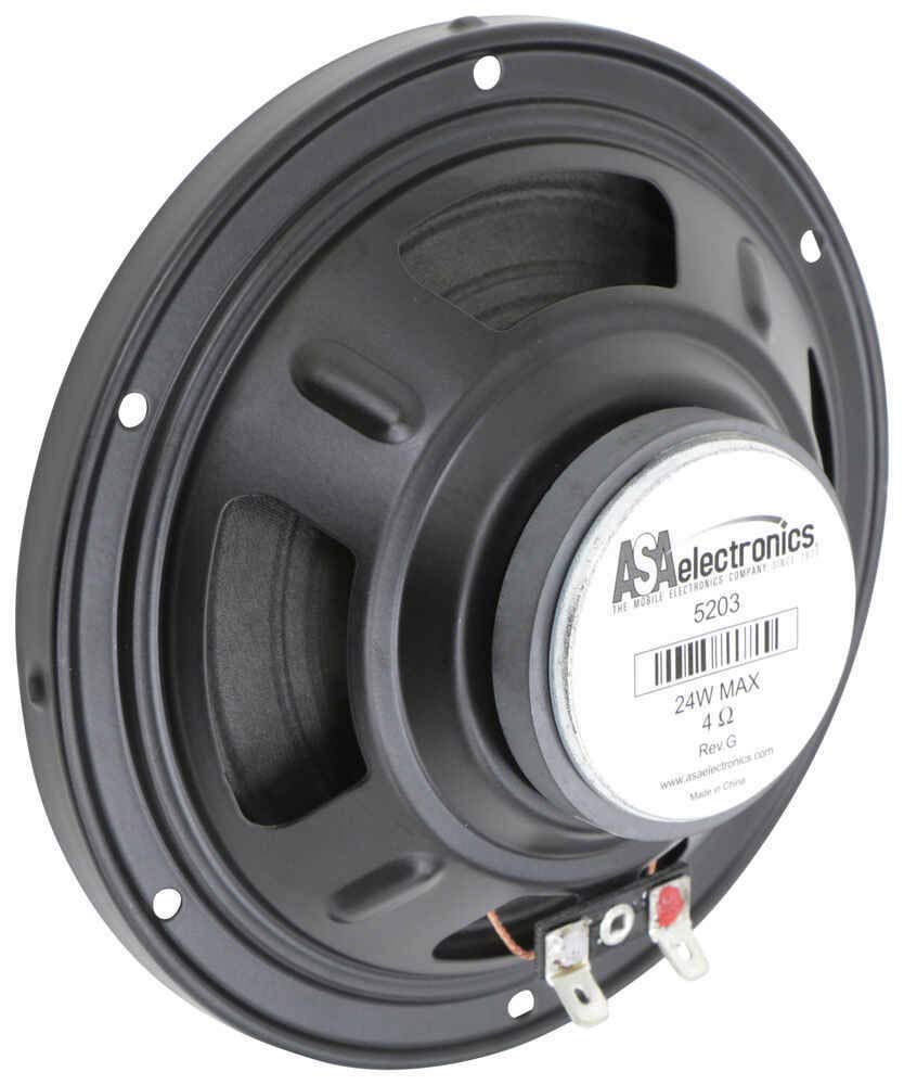 Heavy Duty Jensen 5203 5.25" Dual Cone Entry Level Speaker; 24 Watts Max Power Handling; 90 dB Sensitivity 1W/1 Meter; 10kHz Frequency Response; 4 Ohms Nominal Impedance; 2.9 oz. Magnet; Black
