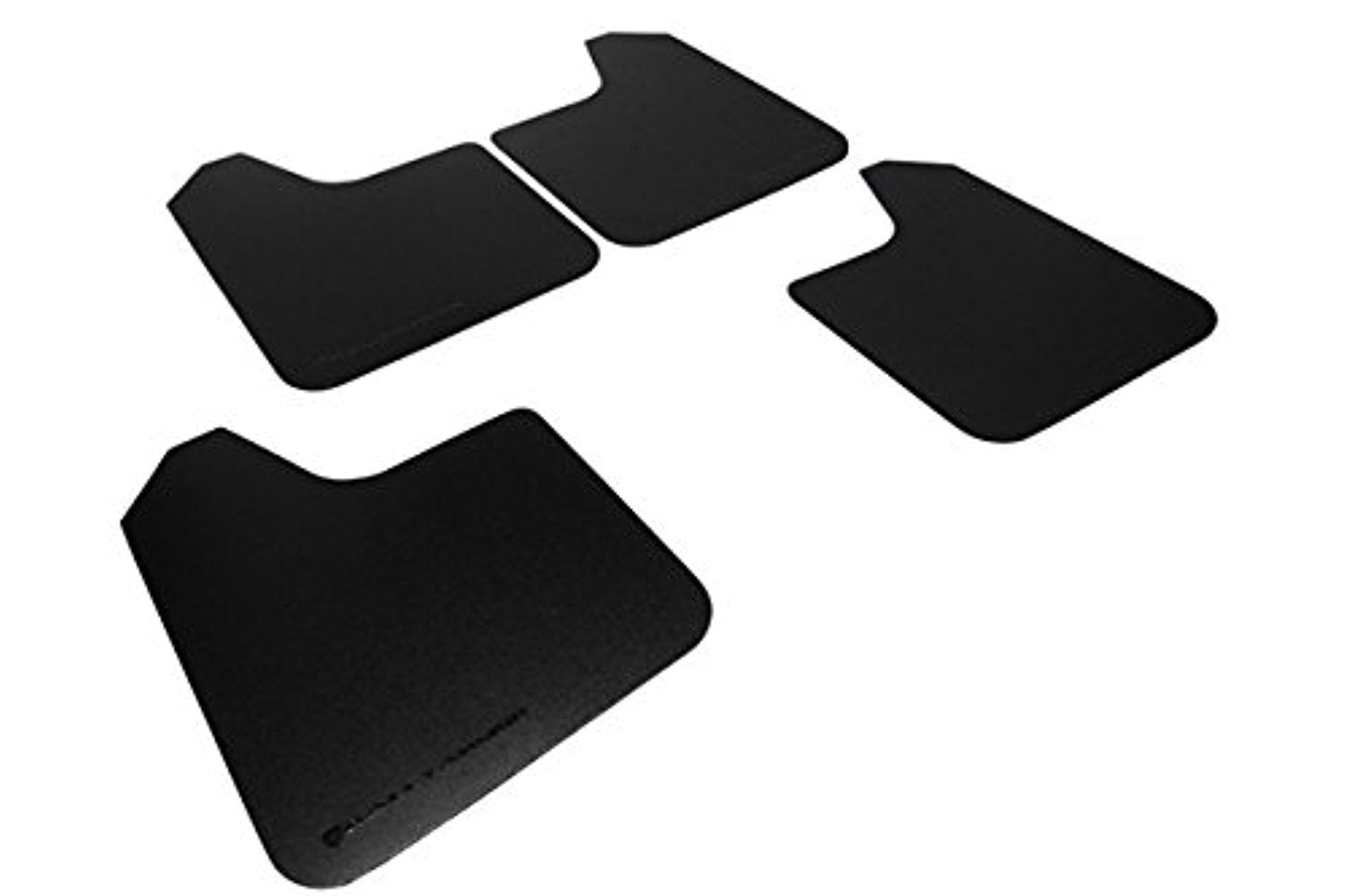 Rally Armor Basic Black MF12-BAS-BLK Mud Flap with Logo (Universal Fitment (no Hardware)), 1 Pack