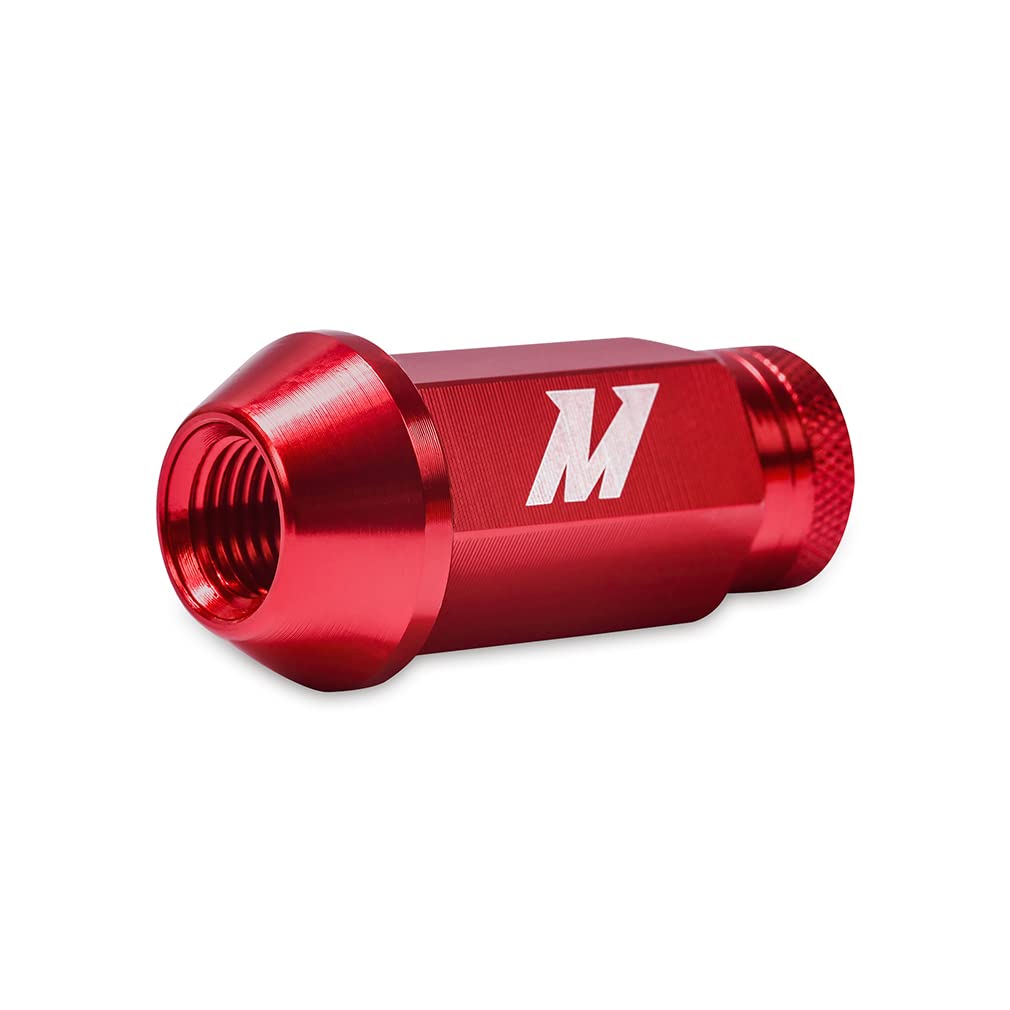 Mishimoto Locking Aluminum Lug Nuts 1/2 X 20, 23pc Set, Red