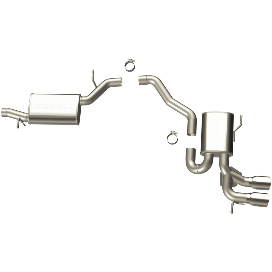 Large MagnaFlow Stainless Steel Performance Exhaust System Kit 16717