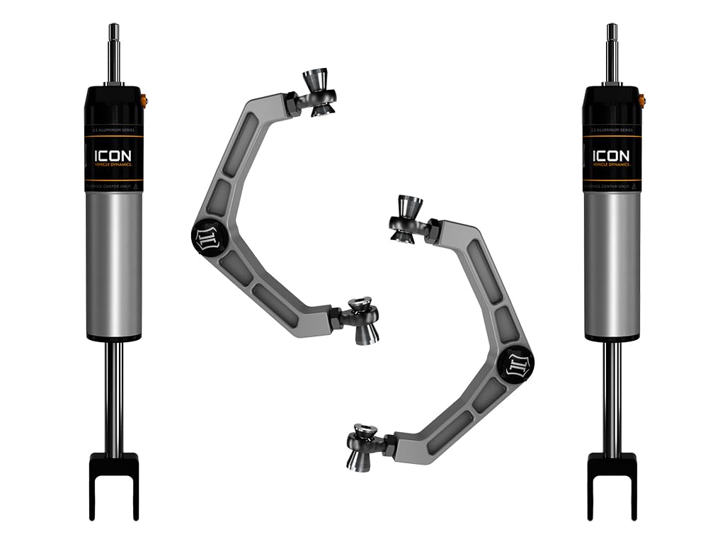 ICON 2.5 VS Shock System, 0-2" Lift Tubular UCA, Compatible with 2020-Up GM 2500/3500 HD, 78732