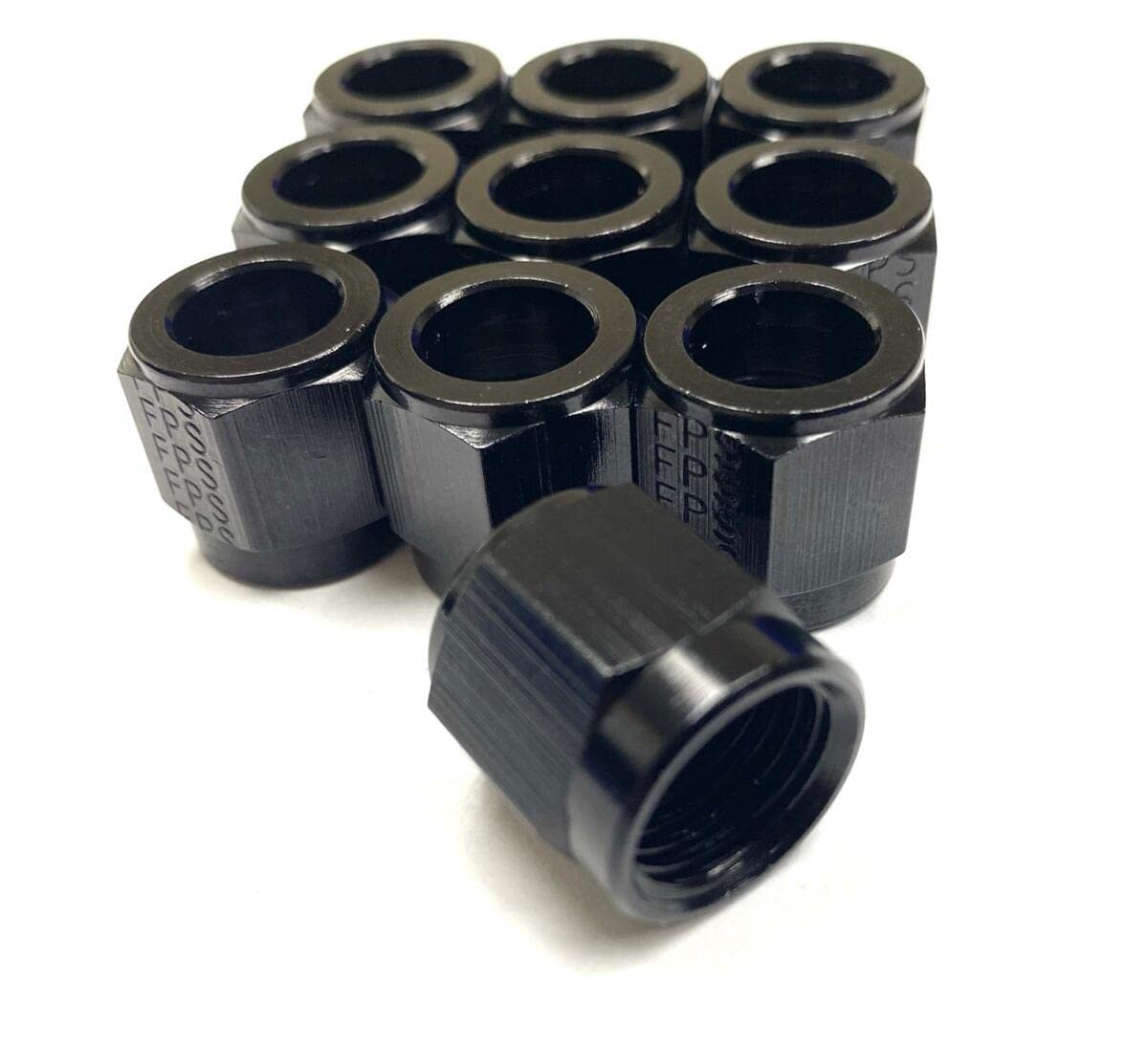 10 Pack Fragola -10AN Tube Nut Black