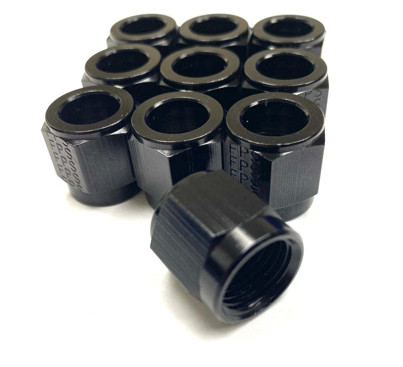 10 Pack Fragola -10AN Tube Nut Black