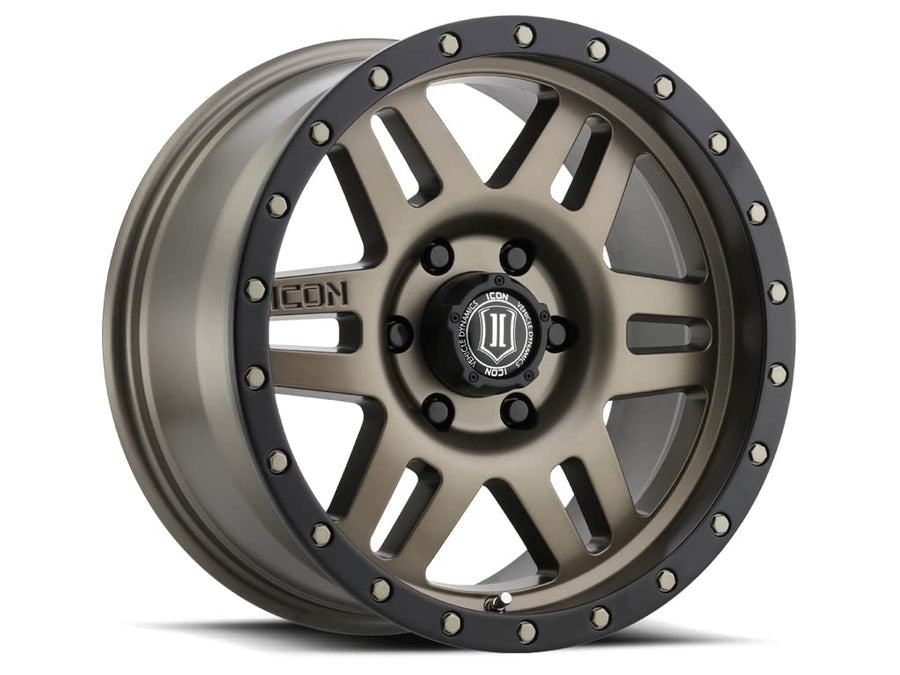 Bronze ICON Alloys Six Speed, 17 x 8.5/6 x 135, 6mm Offset, 5" BS, 1417856350BR
