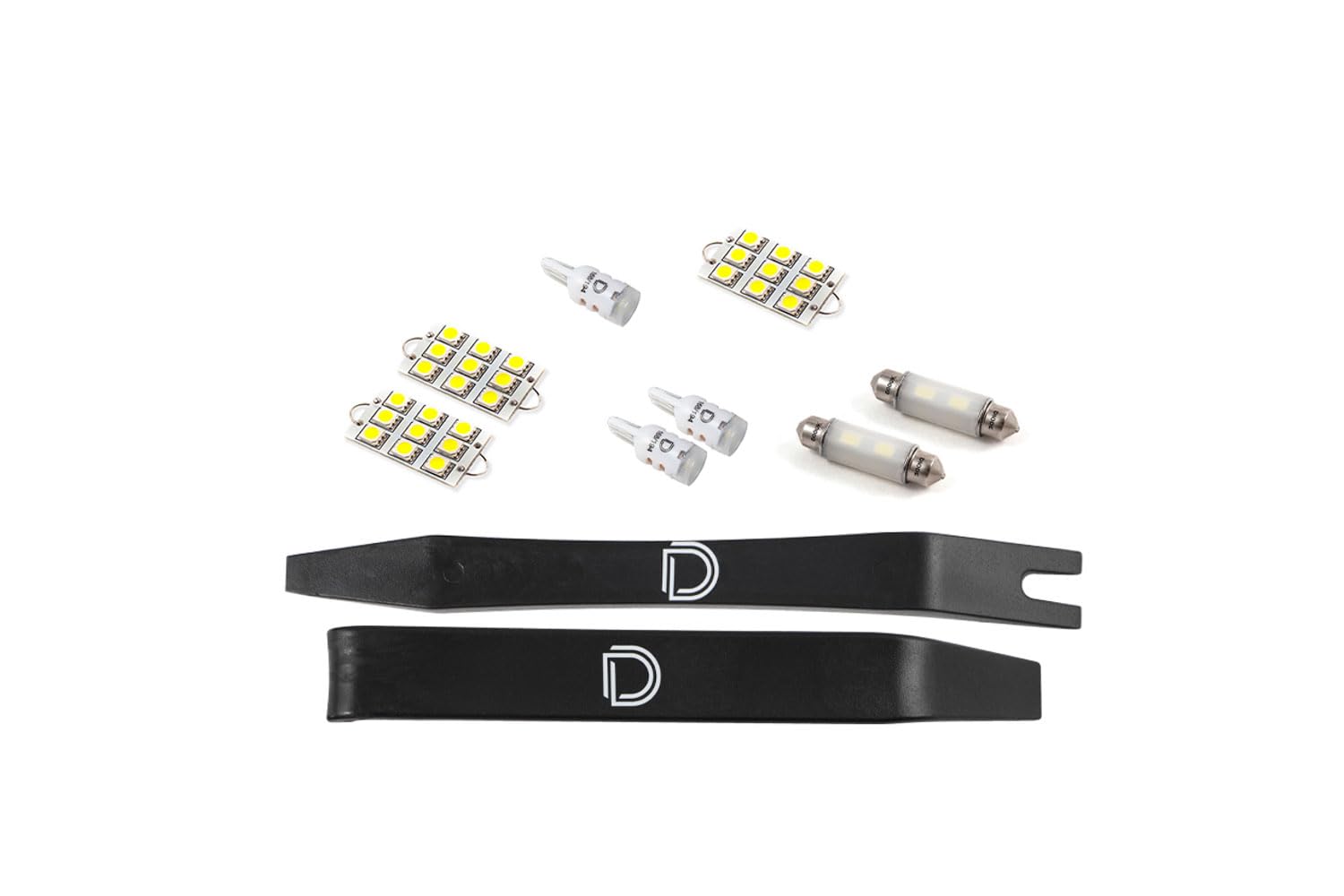 Diode Dynamics interior bulb pack LED compatible with Dodge Challenger 2009-2014, Stage 2