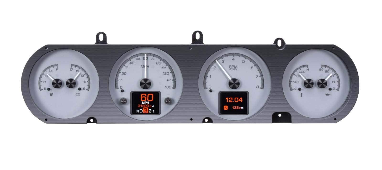 Dakota Digital 64-67 Pontiac GTO Lemans Analog Gauges Kit Silver Alloy HDX-64P-GTO-S Tempest
