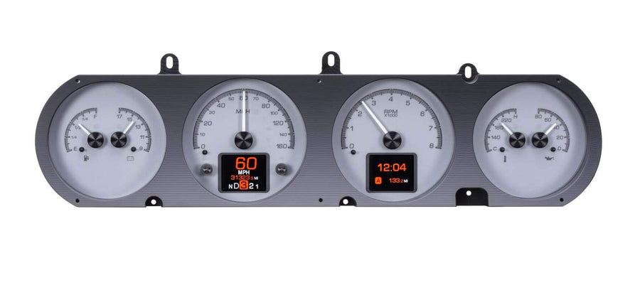 Dakota Digital 64-67 Pontiac GTO Lemans Analog Gauges Kit Silver Alloy HDX-64P-GTO-S Tempest