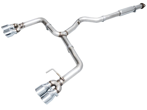 AWE Tuning VB 2022+ Subaru WRX Track Edition Exhaust - Chrome Silver Tips