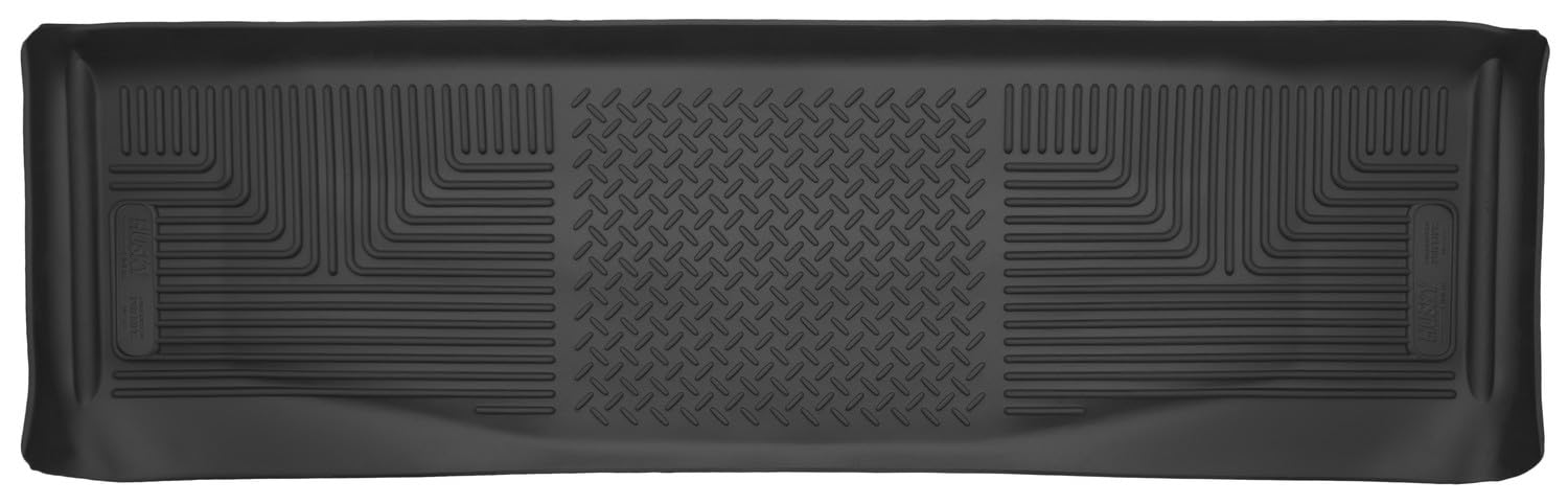 Husky Liners Floor Mats X-act Contour | Fits 2011-2016 Ford F-250/F-350 Crew Cab | 2nd Row, 1-pc Black - 53401