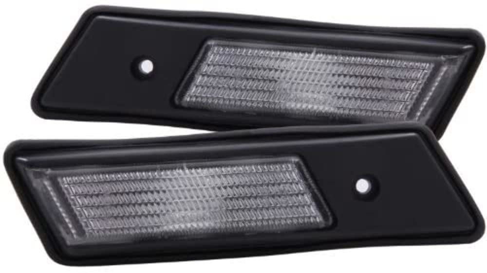 Clear Lens ANZO USA Side Marker Light Set-Black 511022