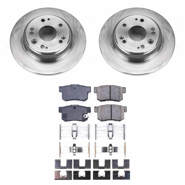 Power Stop KOE4989 Rear Replacement Brake Kit-OE Brake Rotors & Ceramic Brake Pads For Acura RL 2002-2004 [Model Specific]
