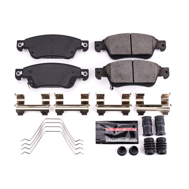 Power Stop Z23-1287 Z23 Evolution Sport Carbon Fiber Infused Ceramic Brake Pads with Hardware