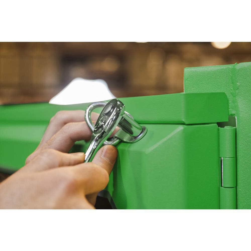 30 Gallon Crescent Jobox Pesticide Self Closing Safety Cabinet - Green