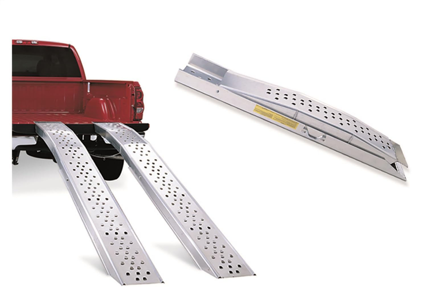 Lund 602013 Aluminum Arched Folding 118" Loading Ramp, 750-Pound Capacity