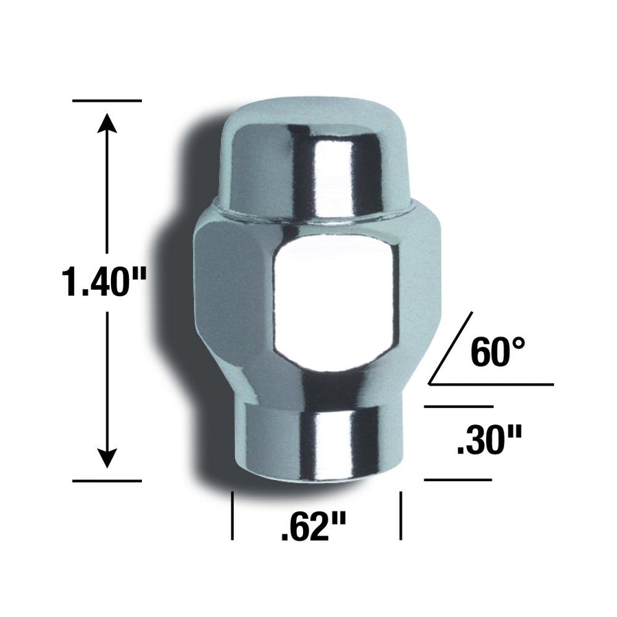 E-T Conical Seat Lug Nuts Gorilla Automotive 68137B (12mm x 1.50 Thread Size)