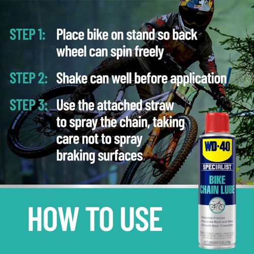Bike Chain Lube WD-40 Specialist, 2.5 OZ