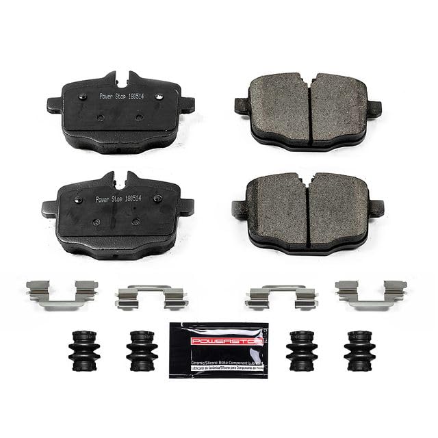 Power Stop Z23-1469 Z23 Evolution Sport Carbon Fiber Infused Ceramic Brake Pads with Hardware Rear
