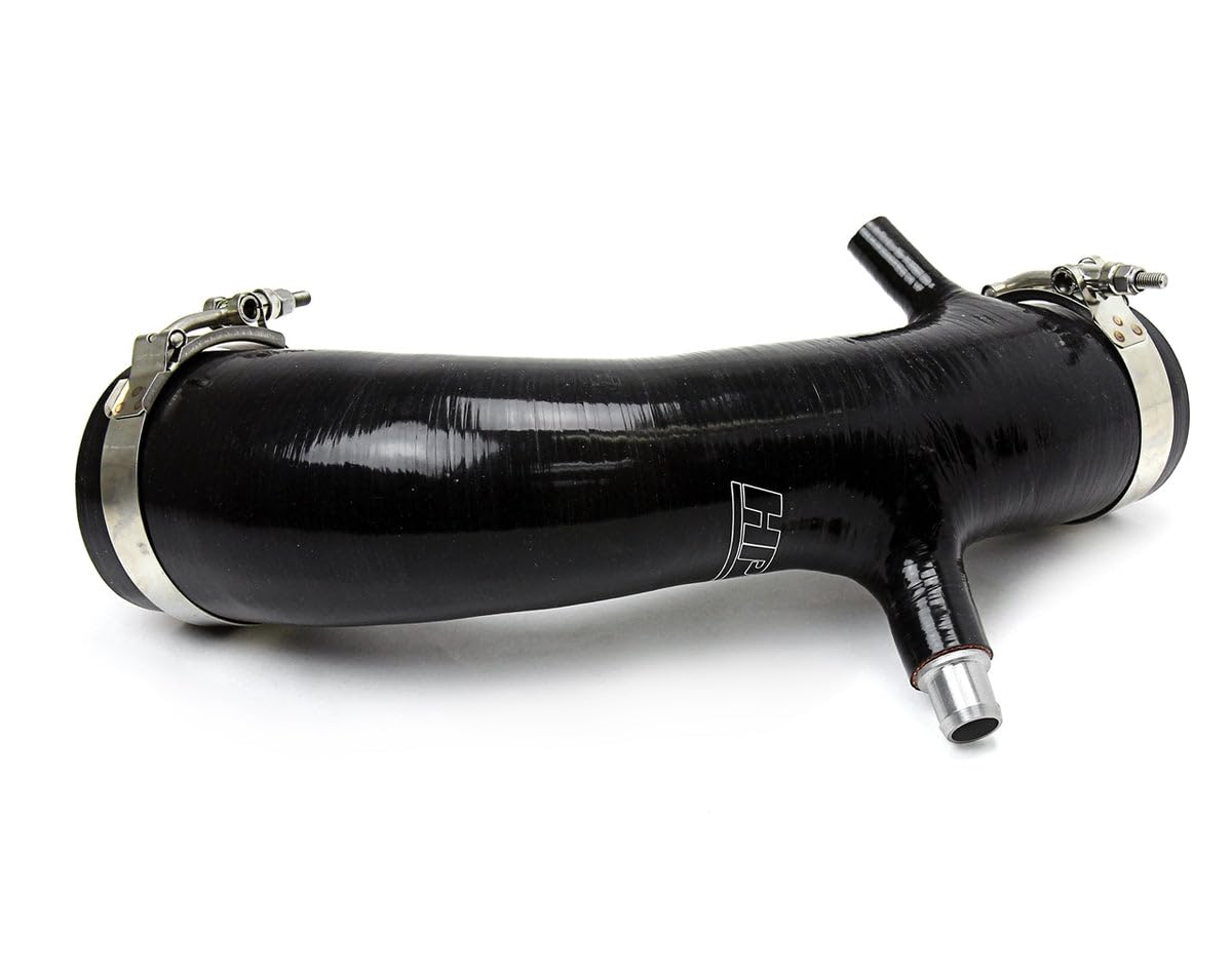 Black HPS 57-3001-BLK Silicone Air Intake Hose (Post MAF Tube)