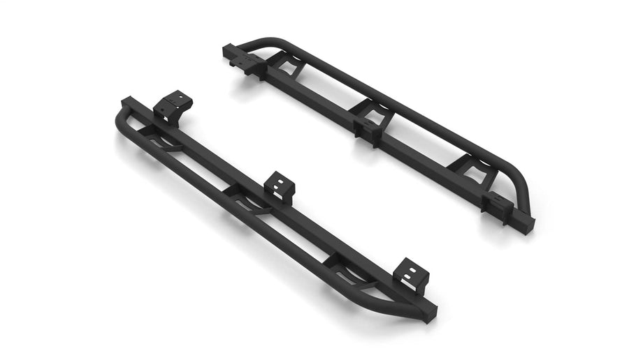 Trail Sliders RealTruck for 4Runner | Cab Length, Heavy Duty 2" Tubing, Textured Black | TST10-TX | Fits 2010 - 2024 Toyota 4 Runner Does not fit Limited, TRD Sport, Nightshade and 10-13 SR5 Models