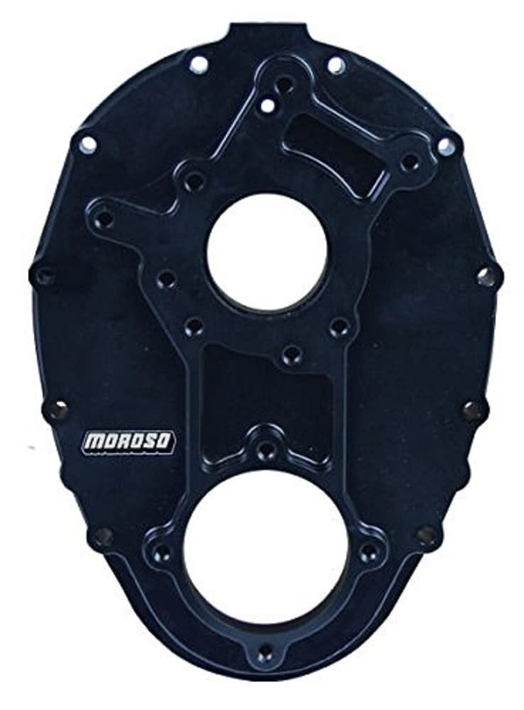 Moroso Billet Timing Cover 60200, Fits Small Block Chevy W/Standard Cam Height, Sprint Car Application
