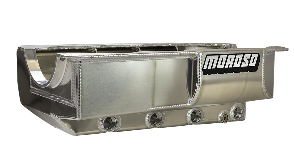 Moroso Aluminum Dry Sump Oil Pan 20240, Fits CFE 5.0" Bore Space Blocks, Mountain Motor Pro Stock