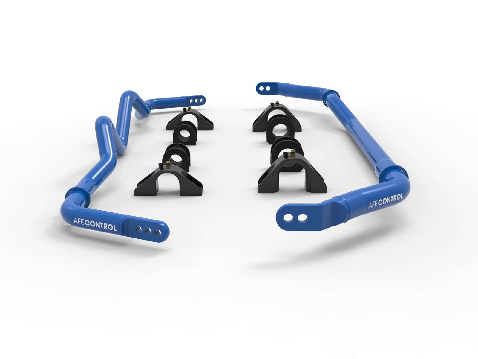aFe Power Front and Rear CONTROL Sway Bar Set Blue Fit Infiniti Q50/Q60 16-22 V6-3.0L (tt) AWD 440-711002-L