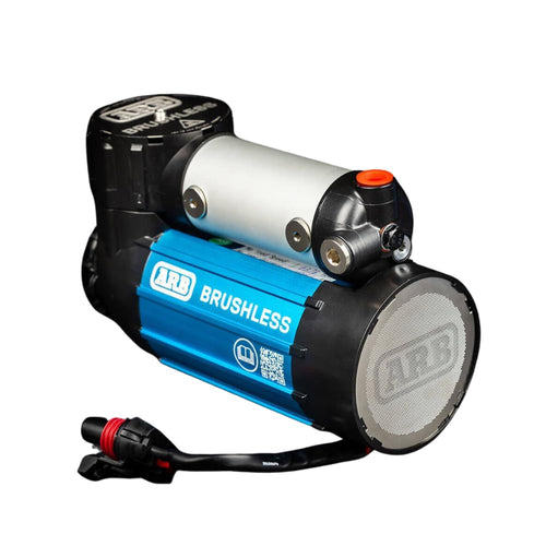 ARB 12V CKBLA12 Brushless Air Compressor Premium On Board Motor boasts 1.5X in output.