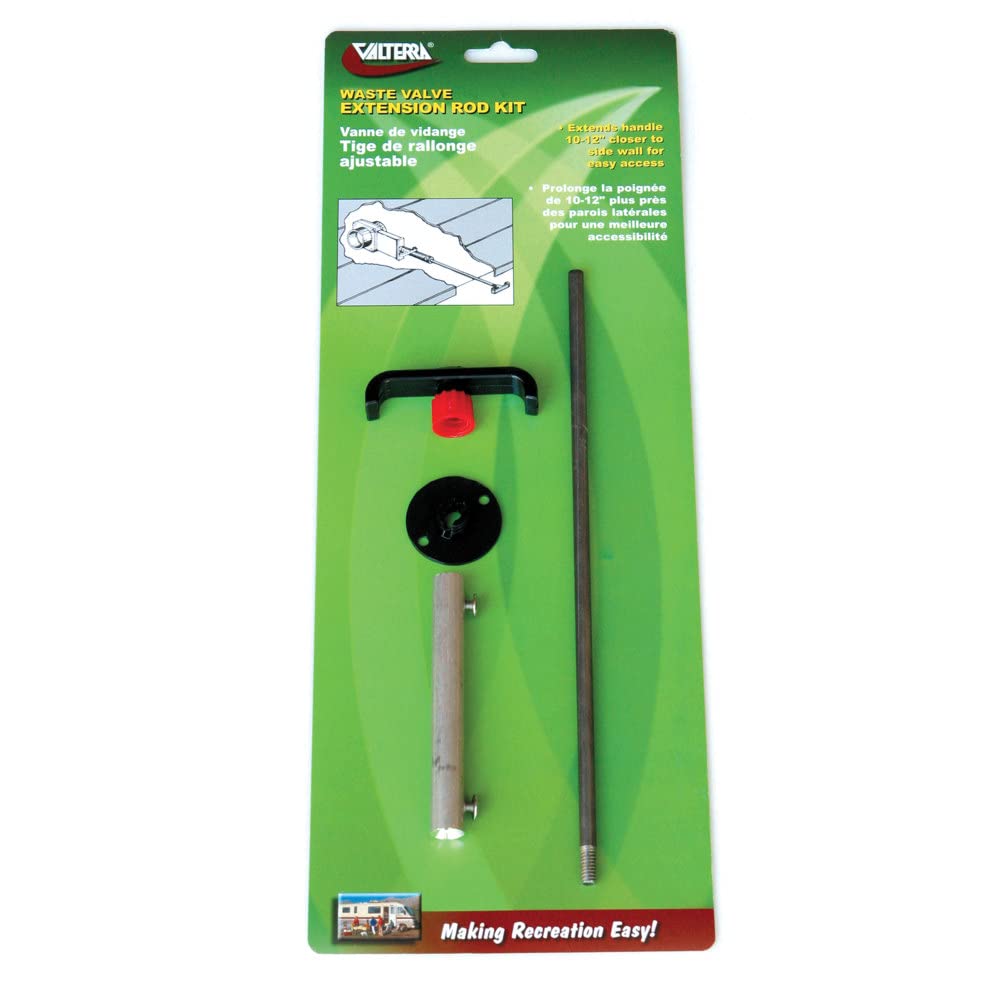 Waste Valve Valterra T1046-10VP Solid Rod Extension Kit, Silver