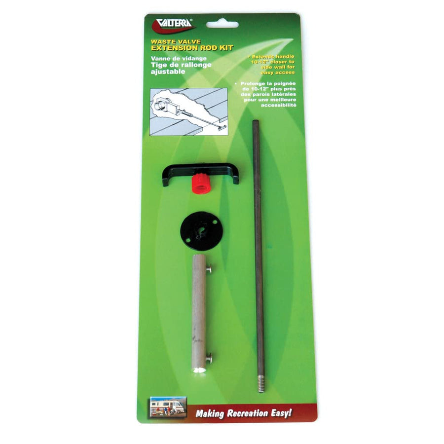 Waste Valve Valterra T1046-10VP Solid Rod Extension Kit, Silver
