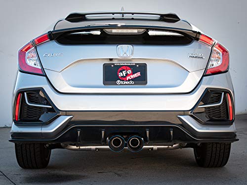 Takeda aFe Power 49-36624-L 3 IN 304 Stainless Steel Cat-Back Exhaust System w/Blue Flame Tips