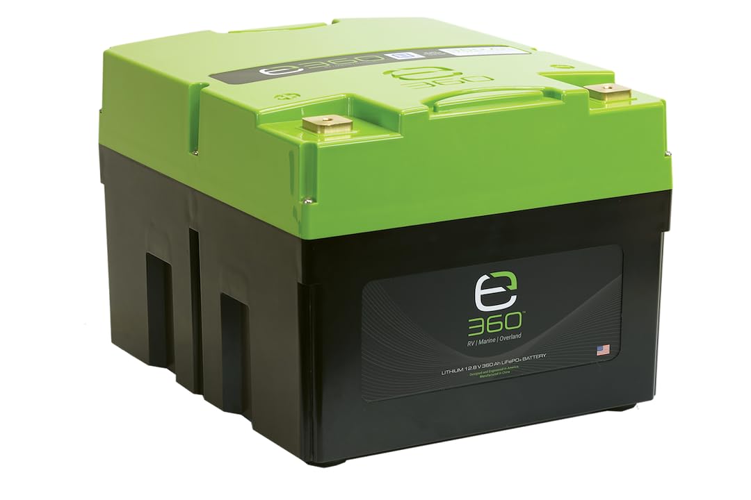 LiFePO4 Lithium Deep Cycle Battery - 360Ah VPR 4EVER Platinum | Custom 12.8V by EXPION360 - Perfect for RV/Camper, Marine, Overland/Van, Solar and Off Grid Applications
