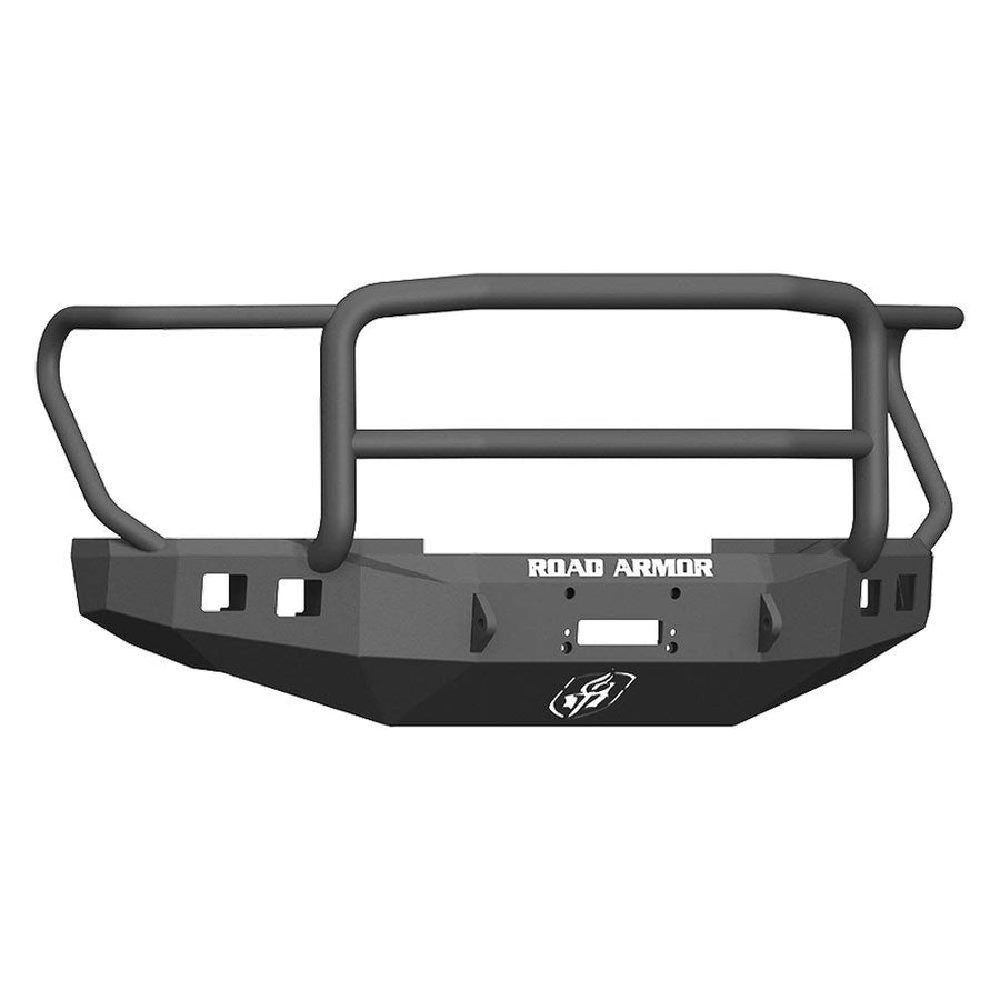 Stealth Road Armor 617F5B Front Winch Bumper Lonestar Guard - Texture Black - Compatible with: 2017-2022 Ford F-250 F-350