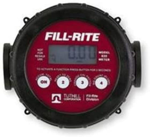 Fill-Rite, Meter, Digital, 1 In. FNPT, 2-20 gpm, 820