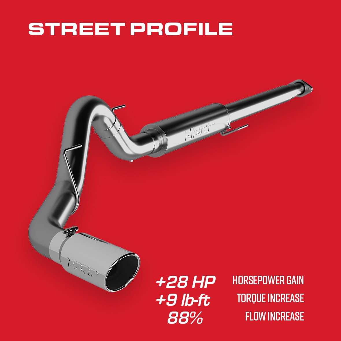 4" MBRP S5259AL Cat Back, Single Exhaust System (Aluminized Steel)