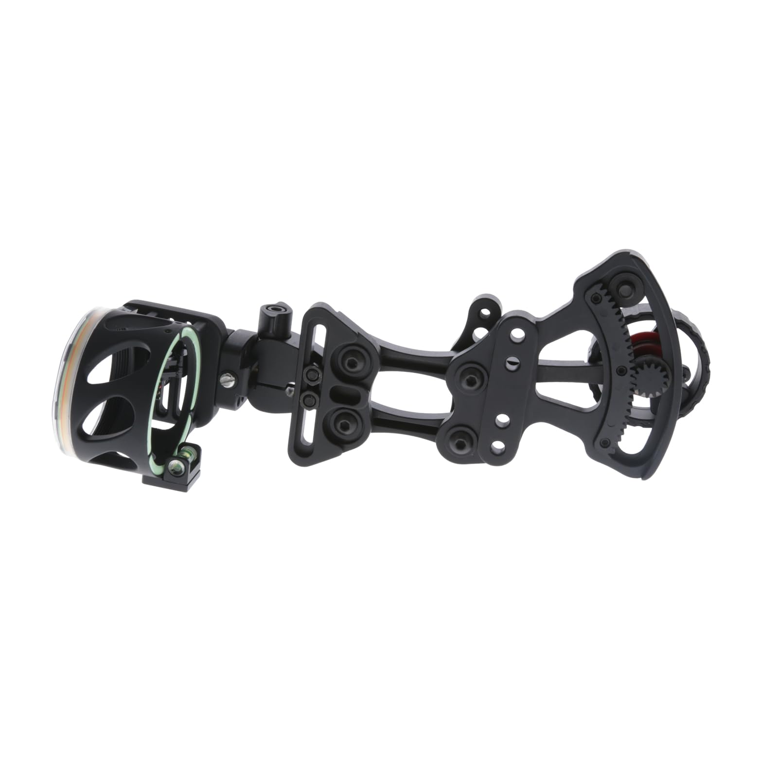 TRUGLO М4 Range Rover 4-Pin Highly-Visible Micro-Adjustable Archery Hunting Bow Sight - Adjustable Quiver Mount Included - Left-Handed