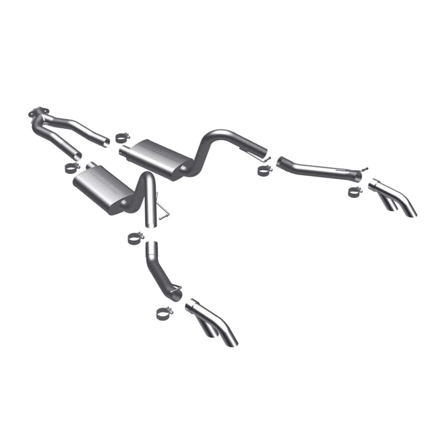 Performance MagnaFlow Exhaust System 16830: Cat-Back, Street Series, Compatible with 1975-1981 Pontiac Firebird