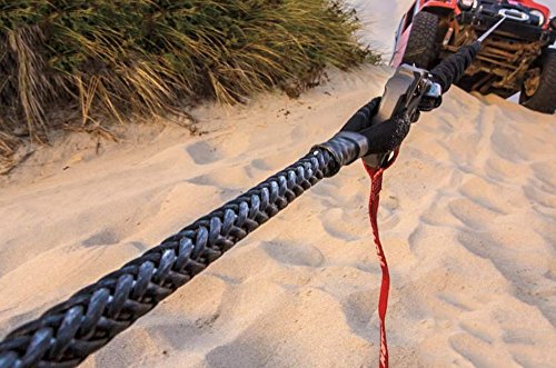 Spydura Pro WARN 91820 Synthetic Winch Cable Rope Extension with Loop Ends: 7/16" Diameter x 100' Length, 8.25 Ton (16,500 lb) Capacity