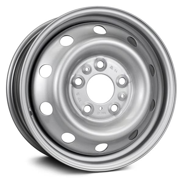 16" RT STEEL WHEEL 5 LUG X46130 Custom Wheel - 16x6, 68 Offset, 5x130 Bolt Pattern, 78.1mm Hub - Gray Rim