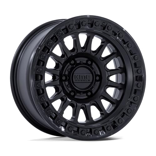 KMC Wheels 18X9 IMS 8X1805 0mm MATTE BLACK W/ GLOSS BLACK LIP - KM552MB18908800