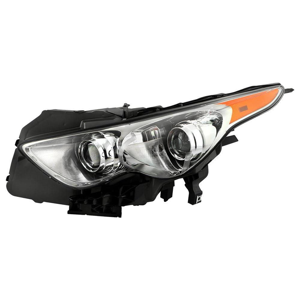 Infiniti FX37 FX35 FX50 09-17 Spyder (OE) Headlight - Low Beam-D5S(Not Included) ; High Beam-D5S(Not Included) ; Signal-PWY24W(Included) - OE Left w/AFS (w/o Sport Pkg; 20/21 Wheels)
