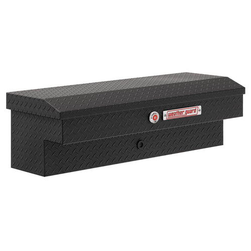 Weather Guard 41in Model 184-52-04 Lo-Side Truck Box, Aluminum, Textured Matte Black, 3.0 cu ft capacity
