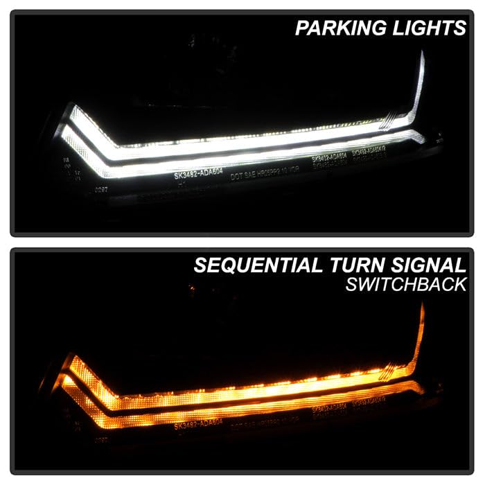Headlights Spyder Signature (PRO-YD-ADA605V3-SEQ-BK)